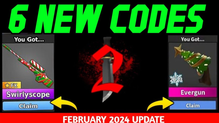 Codes For Murder Mystery 2 On Roblox February 2024